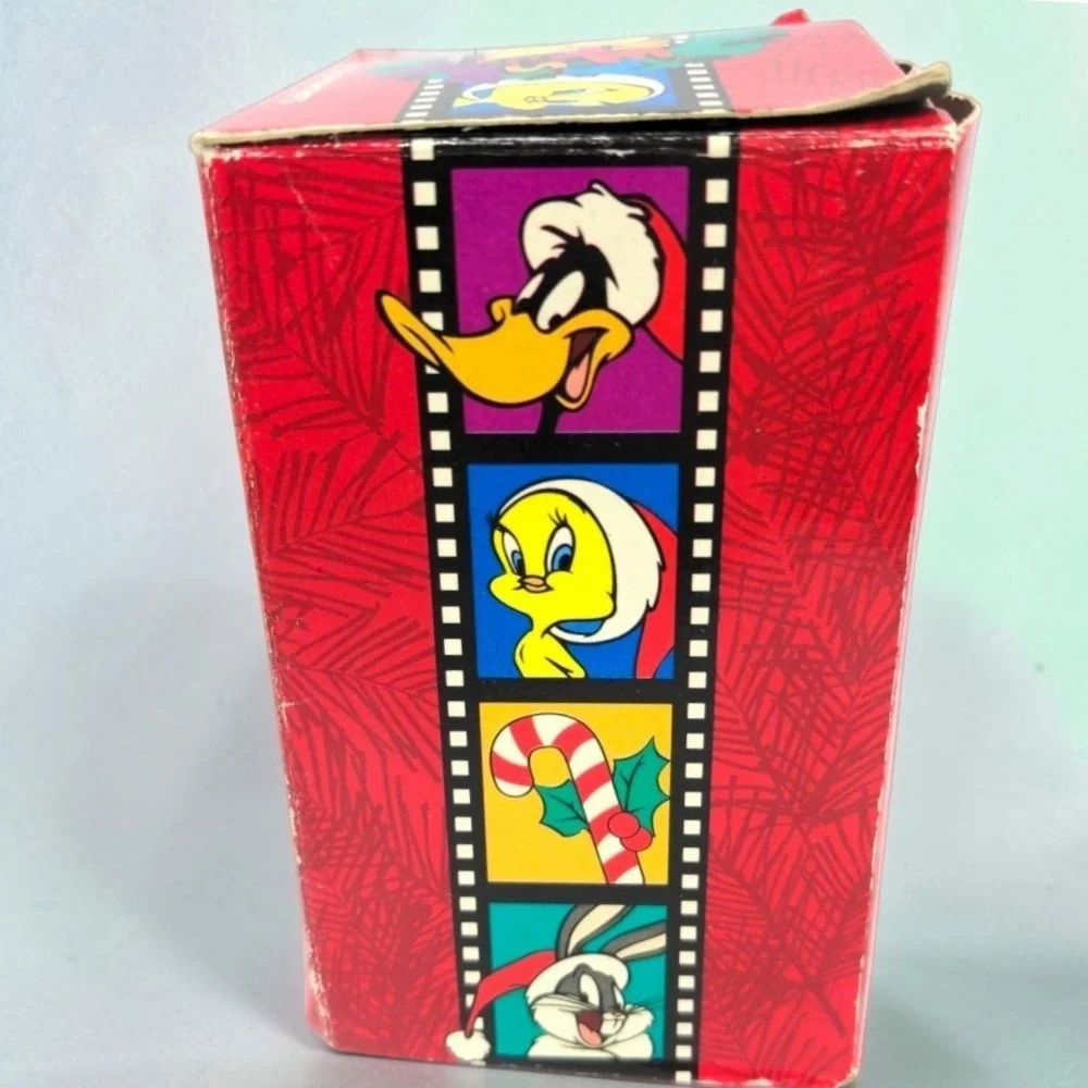 VTG 1996 Looney Tunes Taz Baseball Christmas Ornament Matrix Warner Bros Holiday